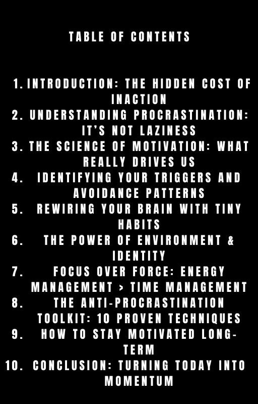 Break the Loop - Mastering Motivation and Overcoming Procrastination